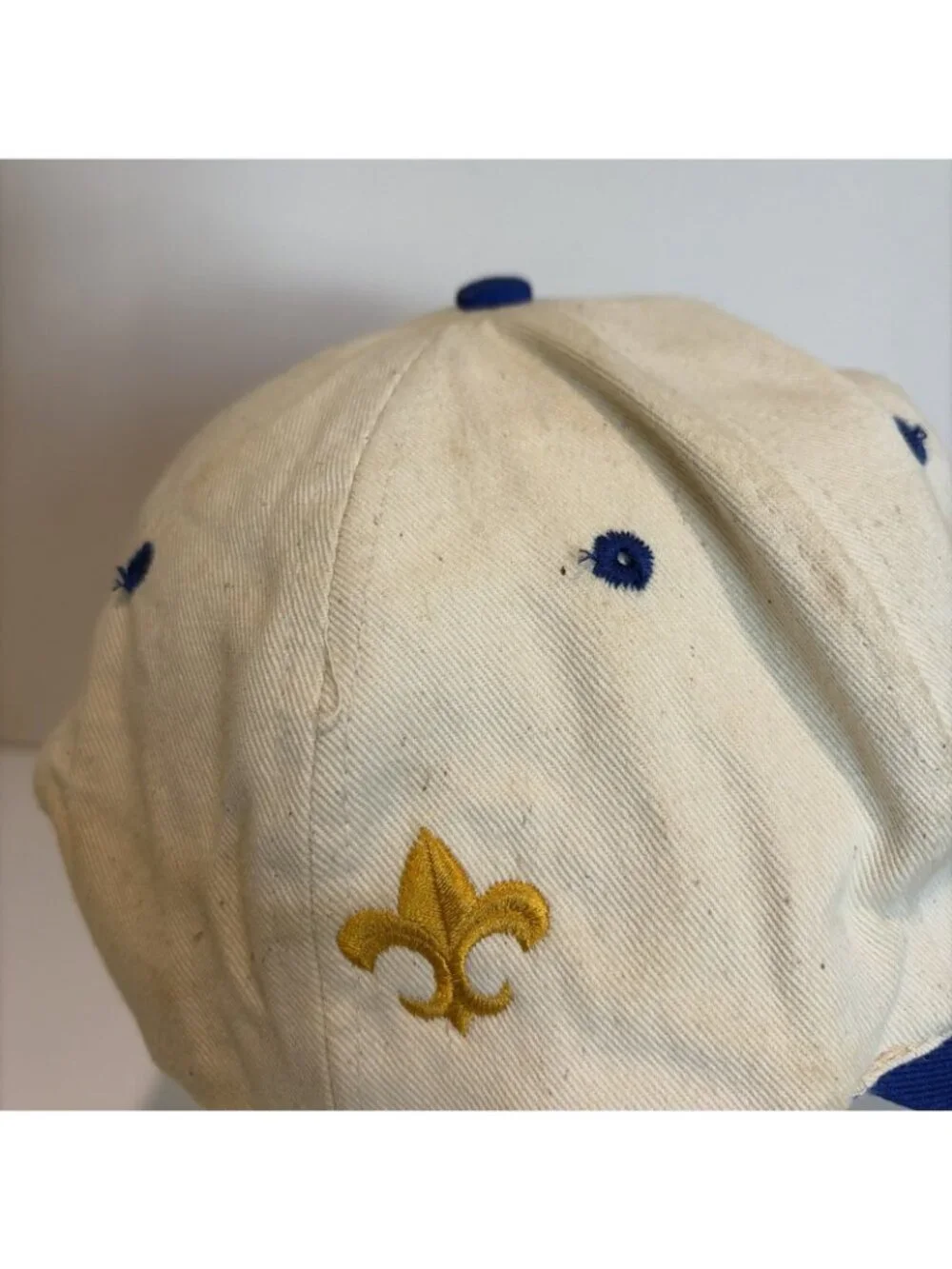 Vintage Boy Scouts BSA Snap Back Hat Cap Mens One Size Embroidered Flag 1990s